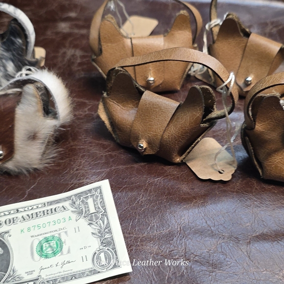 Handmade Mini Leather Purses - Picture 2 of 9